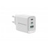 Conceptronic ALTHEA21W65 3-Port 65W GaN USB PD Charger, USB-C x 2, USB-A x 1, QC 3.0, PPS, PD 3.0