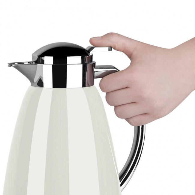 Tefal K30340 vacuum flask 1 L Stainless steel, White