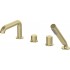 Bathtub faucet 4-hole with shower set