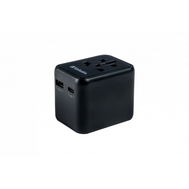 Verbatim 49544 power plug adapter Universal Black
