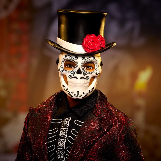 Barbie Signature 2026 D a De Muertos Doll in Knee Length Jacket and Removable Calavera Mask and Hat