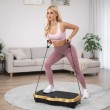 Extralink Moonwalk Spin Move Platofrma Wibracyjna do Cwiczen Fitness 200W zlota