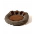 GO GIFT Dog and cat bed XL - brown - 75x75 cm