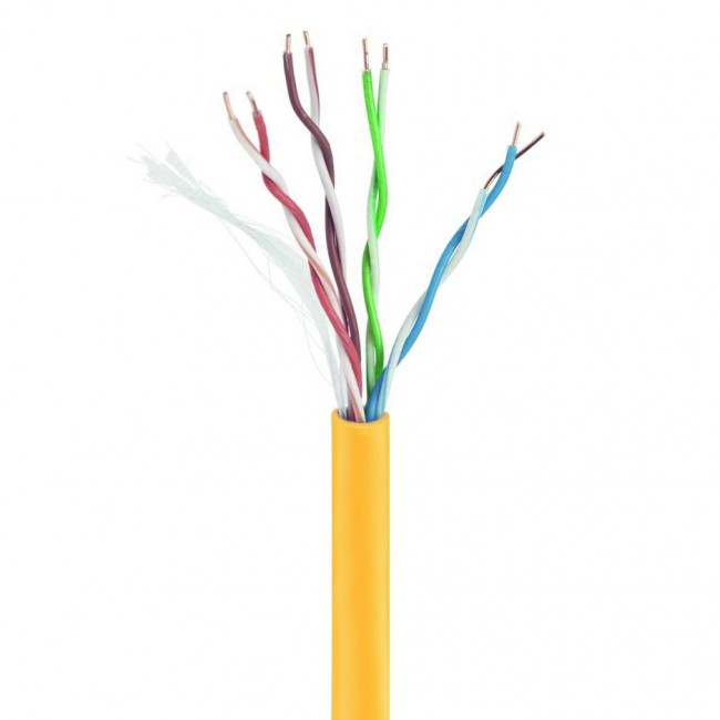 Gembird UPC-5004E-SOL-Y networking cable Yellow 305 m Cat5e U/UTP (UTP) Gembird UPC-5004E-SOL-Y networking cable Yellow 305 m Cat5e U/UTP (UTP)