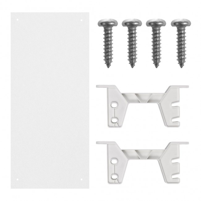 Maclean under-desk cable/extension organizer, max. load 5kg, white, MC-106 W Maclean under-desk cable/extension organizer, max. load 5kg, white, MC-106 W