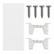 Maclean under-desk cable/extension organizer, max. load 5kg, white, MC-106 W Maclean under-desk cable/extension organizer, max. load 5kg, white, MC-106 W