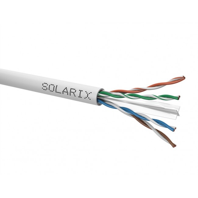 Solarix CAT6 UTP PVC Eca installation cable 305m Solarix CAT6 UTP PVC Eca installation cable 305m