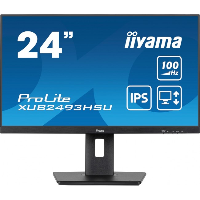 LED Monitor Iiyama ProLite XUB2493HSU-B7 - 24 - Flat screen - 60.5 cm LED Monitor Iiyama ProLite XUB2493HSU-B7 - 24 - Flat screen - 60.5 cm