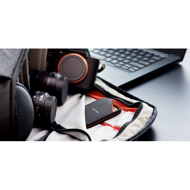 SanDisk Extreme PRO 4 TB USB Type-C 3.2 Gen 2 (3.1 Gen 2) Black, Orange