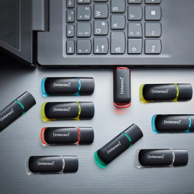 Intenso 3511551 USB flash drive 4 GB USB Type-A 2.0 Black, Red, Green, Transparent, Yellow, Blue