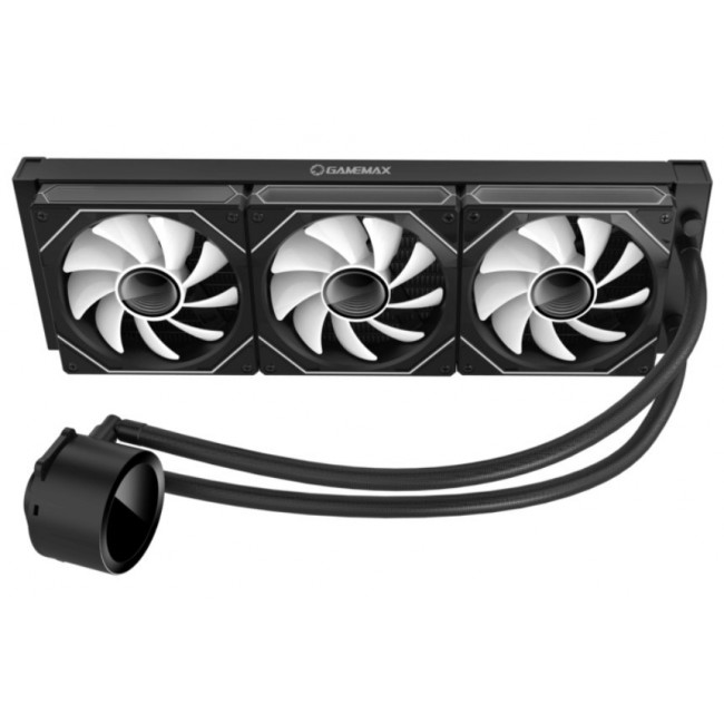 GameMax ICEBURG 360 DIGITAL BK computer cooling system Processor All-in-one liquid cooler 12 cm Black 1 pc(s) GameMax ICEBURG 360 DIGITAL BK computer cooling system Processor All-in-one liquid cooler 12 cm Black 1 pc(s)
