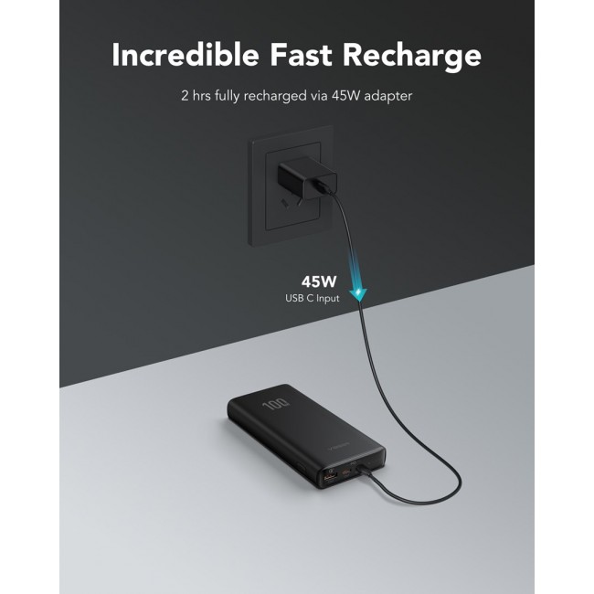 VEGER TC100 VG-W2032C-100 20000mAh powerbank 130W