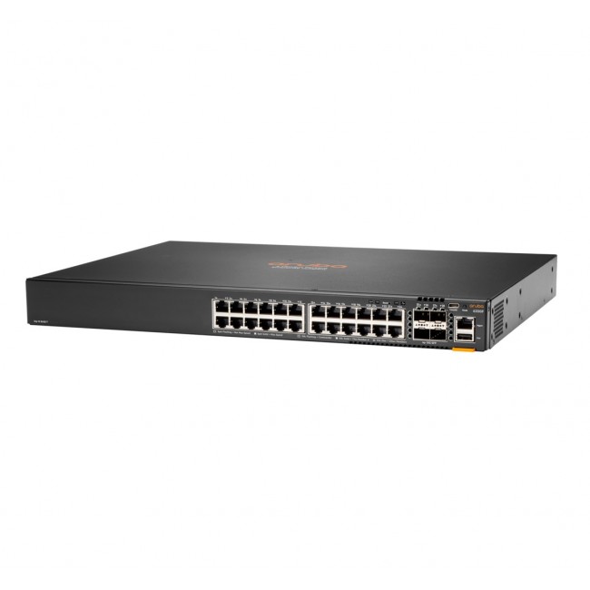 Aruba 6200F 24G 4SFP+ Managed L3 Gigabit Ethernet (10/100/1000) 1U Black