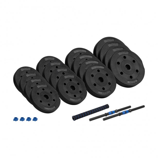 REBEL ACTIVE Hantle bitumiczne regulowane z ącznikiem 2x15 kg REBEL ACTIVE Hantle bitumiczne regulowane z ącznikiem 2x15 kg