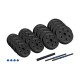 REBEL ACTIVE Hantle bitumiczne regulowane z ącznikiem 2x15 kg REBEL ACTIVE Hantle bitumiczne regulowane z ącznikiem 2x15 kg