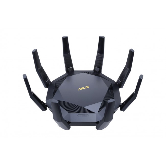 ASUS RT-AX89X AX6000 AiMesh wireless router Ethernet Dual-band (2.4 GHz / 5 GHz) Black ASUS RT-AX89X AX6000 AiMesh wireless router Ethernet Dual-band (2.4 GHz / 5 GHz) Black