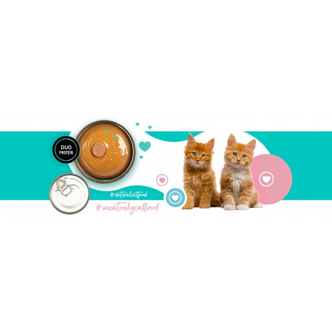 3COTY 42. Chicken and duck (kitten) - wet cat food - 180g 3COTY 42. Chicken and duck (kitten) - wet cat food - 180g