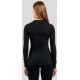 Odlo BL TOP crew neck l/s ACTIVE WARM ECO women's T-shirt, size S, black Odlo BL TOP crew neck l/s ACTIVE WARM ECO women's T-shirt, size S, black