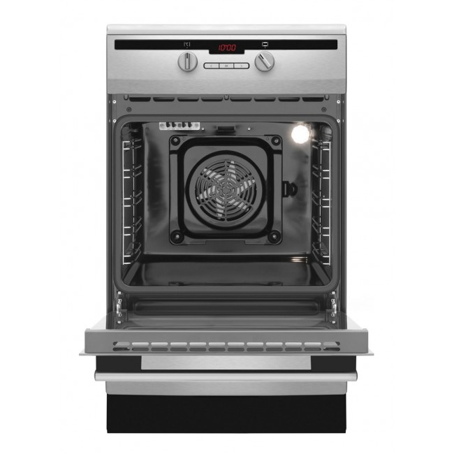 Amica 57IE3.325HTaD(Xx) PIZZA Freestanding induction cooker Black, Stainless steel