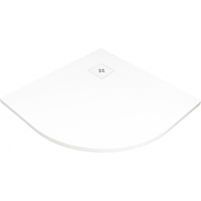 Acrylic semicircular shower tray 90x90 cm