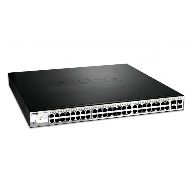 D-Link DGS-1210-52MP - Managed - L2 - Gigabit Ethernet (10/100/1000) - Full duplex - Power over Ethernet (PoE)