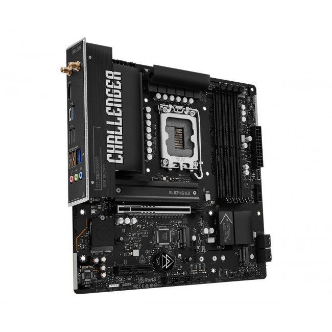 Asrock B860M Challenger WiFi Intel B860 LGA 1851 (Socket V1) micro ATX