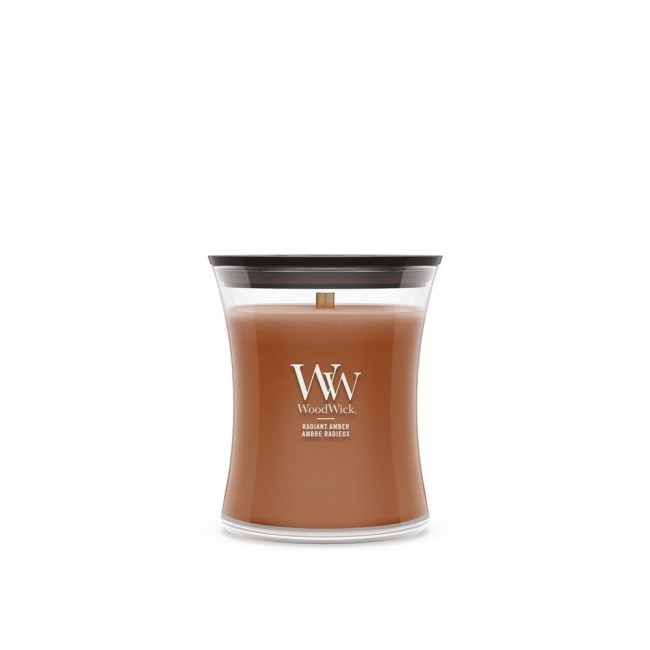 WoodWick Radiant Amber wax candle Cylinder Brown 1 pc(s)