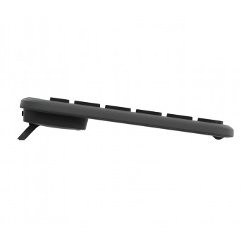 Logitech 920-012483 keyboard Mouse included Office RF Wireless + Bluetooth QWERTZ German Graphite