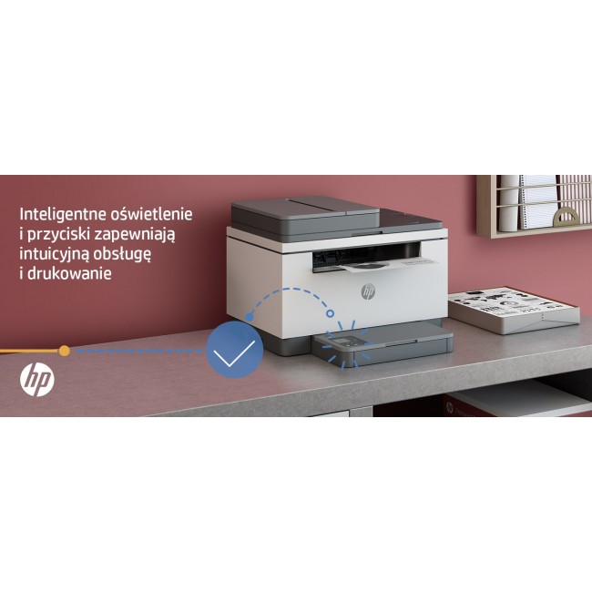 HP LaserJet MFP M234sdw Printer, Black and white, Printer for Small office, Print, copy, scan, Scan to email Scan to PDF Compact Size Energy Efficient Fast 2 sided printing 40-sheet ADF Dualband Wi-Fi