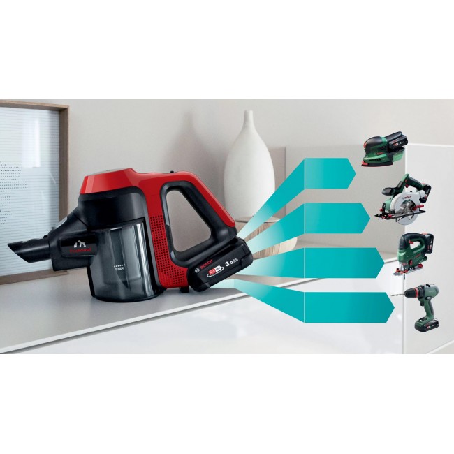 Bosch BCS711PET stick vacuum/electric broom Battery Dry Bagless 0.3 L Black, Red 3 Ah Bosch BCS711PET stick vacuum/electric broom Battery Dry Bagless 0.3 L Black, Red 3 Ah