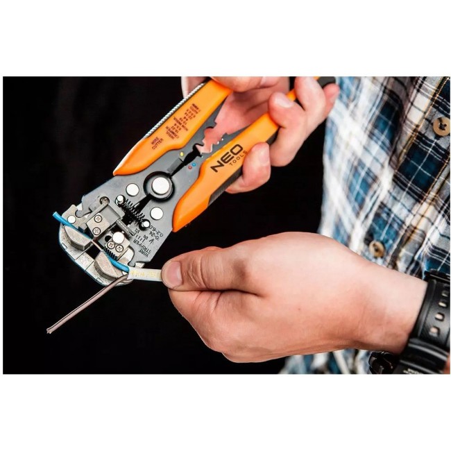NEO Tools 205 mm automatic insulation stripper face NEO Tools 205 mm automatic insulation stripper face
