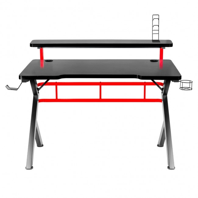 Huzaro Hero 5.0 computer desk Black, Red Huzaro Hero 5.0 computer desk Black, Red