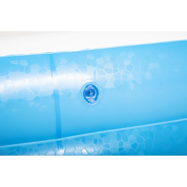 Bestway Blue Rectangular Familiy Pool -2.62m x 1.75m x 51cm - blue Bestway Blue Rectangular Familiy Pool -2.62m x 1.75m x 51cm - blue