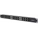 Intellinet PoE Patch Panel, 24 Port Patch Panel with 12 port RJ45 Data In and 12 port RJ45 Data and Power Out, Passive Power over Ethernet Delivered on 12 Ports, 1U, CAT5e