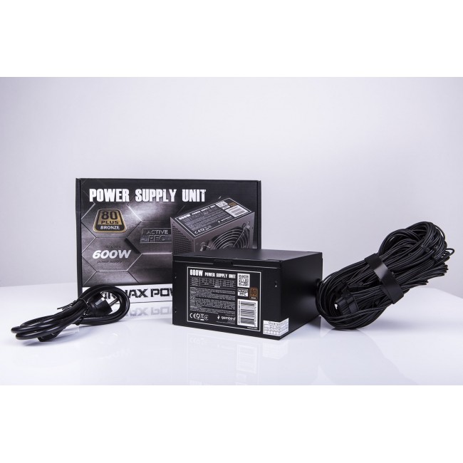Gembird CCC-PSU80P-BBP-600 power supply unit 600 W 24-pin ATX ATX Black Gembird CCC-PSU80P-BBP-600 power supply unit 600 W 24-pin ATX ATX Black