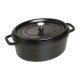 Staub oval cast iron pot - Black, 5.5 ltr Staub oval cast iron pot - Black, 5.5 ltr