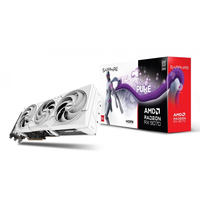 Sapphire PURE Radeon RX 9070 AMD 16 GB GDDR6 Sapphire PURE Radeon RX 9070 AMD 16 GB GDDR6