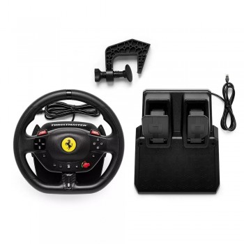 Thrustmaster T98-P FERRARI 296 GTB Black Steering wheel + Pedals Analogue / Digital PC, PlayStation 4, PlayStation 5