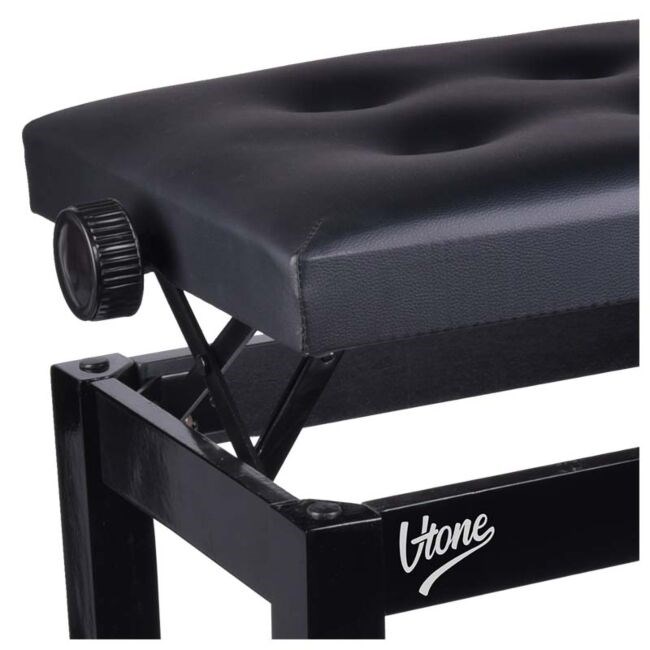 V-TONE AWA 1 BK - height-adjustable piano bench, black