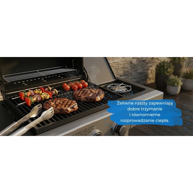Ravanson GO-3 3-Burner Gas Grill 10,6 kW