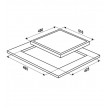 MPM-45-IM-16/W built-in induction hob, white