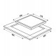 MPM-45-IM-16/W built-in induction hob, white