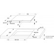 Gorenje GI6401BSCE Black Built-in 59 cm Zone induction hob 4 zone(s)