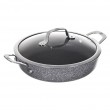 Induction deep frying pan with 2 handles BALLARINI Salina Granitium 24 cm 75002-811-0 Induction deep frying pan with 2 handles BALLARINI Salina Granitium 24 cm 75002-811-0