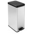 Curver Slim Bin 40L Square Plastic Black, Silver