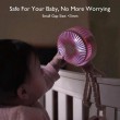 Momcozy portable stroller fan, pink