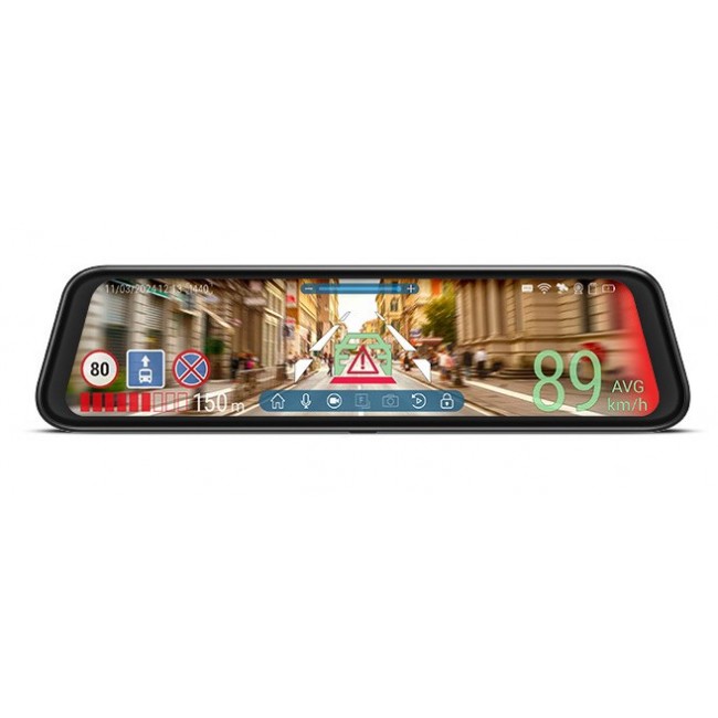 Navitel MR750 SMART dashcam 2K Ultra HD Wi-Fi Battery, USB Black