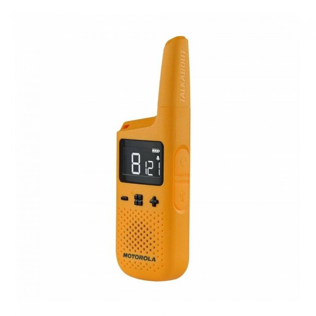 Motorola T72 walkie talkie 16 channels, yellow