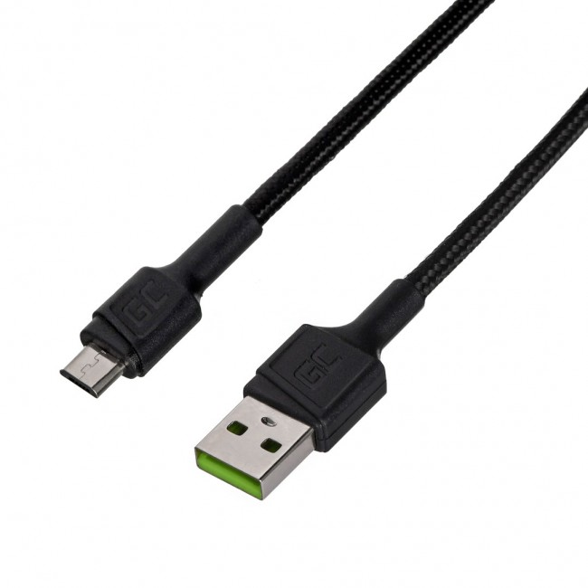 Green Cell KABGC23 USB cable USB 2.0 0.3 m USB A Micro-USB B Black Green Cell KABGC23 USB cable USB 2.0 0.3 m USB A Micro-USB B Black