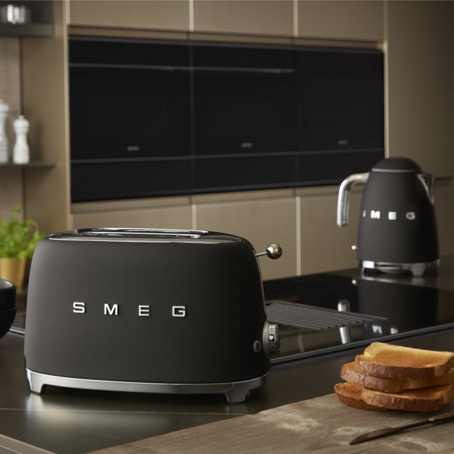 Smeg 50's Style Toaster TSF01BLMEU Black